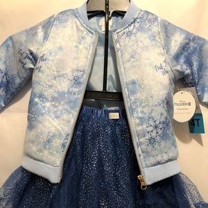 Disney Tutu Couture Frozen II Jacket and T…